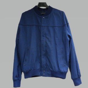 David Taylor M Navy Retro Men's Golf Style Zip Jacket